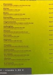 Menu Beaulieu Pizza - Les pizzas