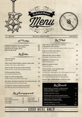 Menu Fabrik - Les apéros, entrées, plats...