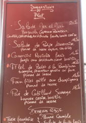 Menu Docks Café - L'ardoise