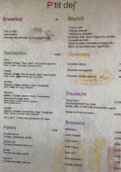 Menu Baya - Sandwiches, desserts, panini,...