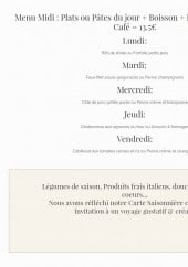 Menu Ciro - Le menu midi et exemple de plat de la semaine