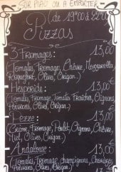 Menu L'Hesperide - Les pizzas suite