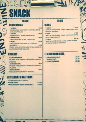 Menu Trio Vino - Snack