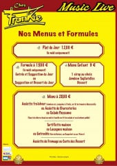 Menu Chez Frankie - Formules