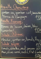 Menu Le millefonds - Exemple de menu