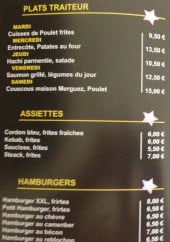 Menu Univers snack traiteur - Hamburgers, plats et assiettes