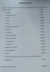 Menu En Theorie - Les crêpes salées