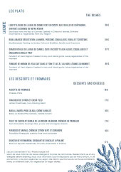 Menu La Maréa - Les plats, desserts, ...