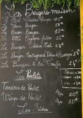 Menu Bobo Burger - Menu