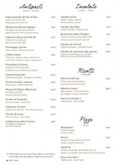Menu Mamo - Antipastas, insalate, risotti,