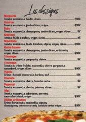 Menu Due Fratelli - Les pizzas classiques