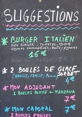 Menu L'alisier - Suggestions