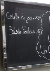 Menu Crèperie La Gourmandise - La galette du jour, salade fraîcheur...