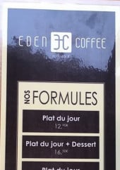 Menu Eden Coffee House - Formules