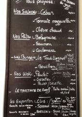 Menu La Cantine - Exemple de menu