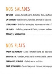 Menu Monkeys - les salades...