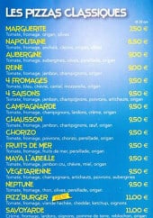 Menu Pizza-world - Pizzas classiques