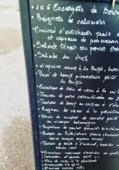 Menu Au puits du cours - Exemple de menu