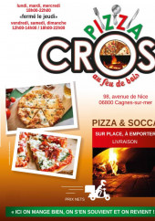 Menu Pizza Cros - carte et menu Pizza Cros Cagnes
