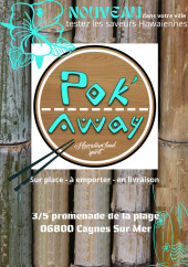 Menu Pok'away - Carte et menu Pok&#039;away, Cagnes sur Mer