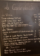 Menu L'Epicurieuse - Les vins rosés et blancs