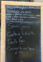 Menu L'Escabelle - L'ardoise