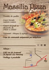 Menu Massilia Pizza - Carte et menu Massilia Pizza Saint Marcel les Annonay