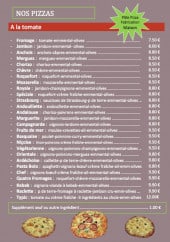 Menu Sta's Pizz'Burg - Les pizzas à emporter