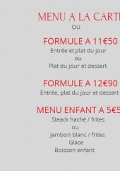 Menu Le Voltaire - Les menus
