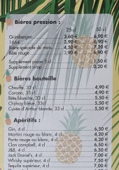 Menu Olâ Rodizio - Les bières, apéritifs, ...