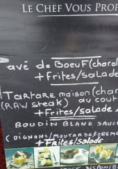 Menu Resto Snack du Mont Olympe - Extrait de la menu