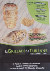 Menu La Grillade de Turenne - Carte et menu La Grillade de Turenne Sedan