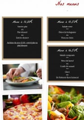 Menu La Trattoria - Menus