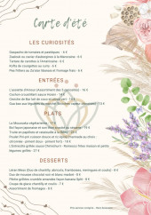 Menu Le Dinanga - La carte