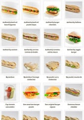 Menu La Mie Caline - Les burgers et sandwiches