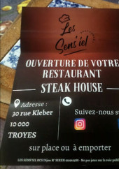 Menu Les Sens'iel - Carte et menu Les Sens'iel Troyes