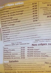 Menu Sucré Salé - Crêpes salées