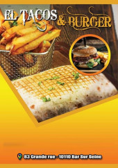 Menu El tacos burger - Carte et menu El tacos burger
Bar sur Seine