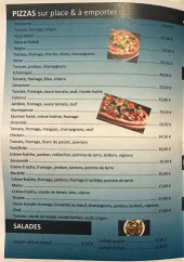 Menu Berfin' Express Kebab - Les pizzas et salades