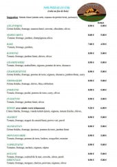 Menu Le Manhattan - Les pizzas