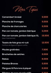 Menu Chez Ju - Tapas 