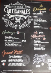 Menu My Beers - Les bières