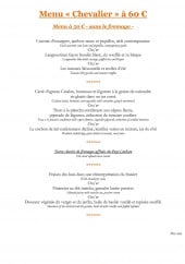 Menu La cour des ducs - menu à 60€