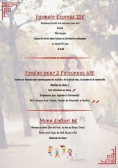 Menu Au Coeur de L'Asie - Les formules