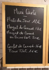 Menu La Ciboulette - L&#039;ardoise