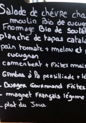 Menu Le petit gourmand - Les plats
