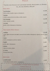 Menu Le Globe Kfé - Les pizzas