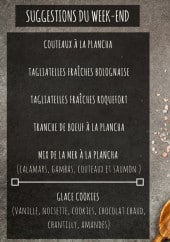 Menu Restaurant Aux 4 Coins - Le menu du week end