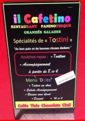 Menu Il cafetino - Informations sur les menus 