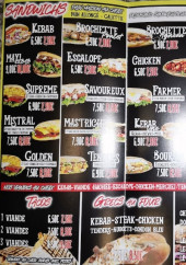 Menu O'Grill Family - Les sandwichs, tacos et burgers,...